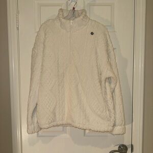 Gilly Hicks Cream Textured Super Soft Pullover